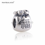 Money Bag Charm 925 Silver for Bracelets