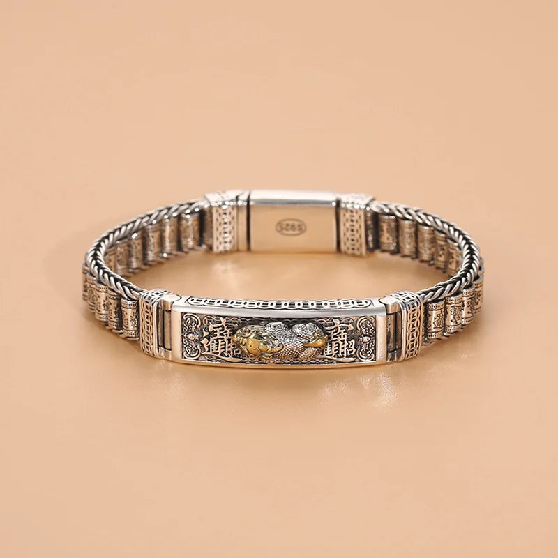 Money Pixiu Bracelet Retro National Lucky Treasure Prayer Jewelry