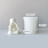 Monk Candle Silicone Mold for Desktop Decoration