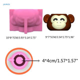Monkey Gypsum Silicone Mold for Succulents Concrete Flower Pot Vase