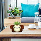 Monkey Gypsum Silicone Mold for Succulents Concrete Flower Pot Vase