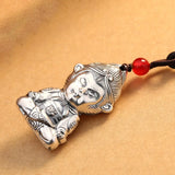 Monkey King Pendant with Hanging Rope