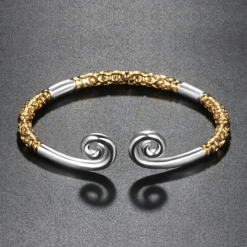 Monkey King Hoops Bangles - Sterling Silver Accessories