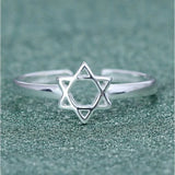 Monkton 925 Sterling Silver Star Rings for Women