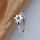 Monkton 925 Sterling Silver Star Rings for Women