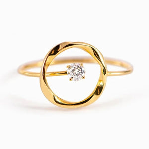 925 Silver Wedding Rings with Zircon Stone for Men and Women