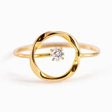 925 Silver Wedding Rings with Zircon Stone for Men and Women