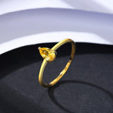 Monkton 925 Silver Citrine Gemstone Ring 18K Yellow Women's Jewelry
