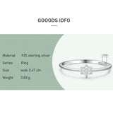 Monkton Silver Star of David 925 Rings for Women