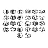 Monogram Earrings Personalized Custom Name Stud Earring Stainless Steel