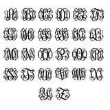 E Initial Stud Earrings Stainless Steel Personalized Name Brinco
