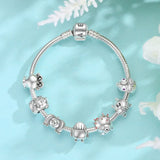 Monster Series 925 Sterling Silver Beads Bracelet Necklace Accessories