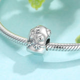 Monster Series 925 Sterling Silver Beads Bracelet Necklace Accessories
