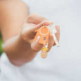 Monstera Leaf Keychain Gift Pendant Novel Bag Chains Keychains