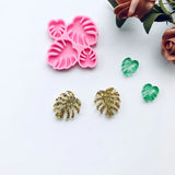 Monstera Leaves Earrings Mold for Resin DIY Craft