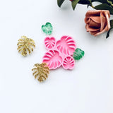 Monstera Leaves Earrings Mold for Resin DIY Craft