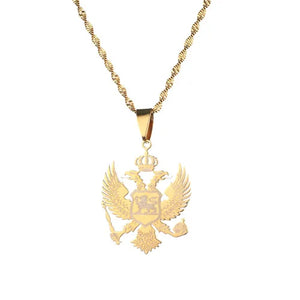 Montenegro Pendant Necklaces Eagle Jewelry Stainless Steel