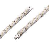 Classic Men's Stainless Steel Magnetic Therapy Bracelet