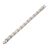 Classic Men's Stainless Steel Magnetic Therapy Bracelet