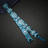 Carbon Fiber Stainless Steel Men's Magnet Bracelet