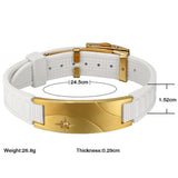 Silicone Magnetic Therapy Bracelet Cuff for Men Women