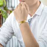 Silicone Magnetic Therapy Bracelet Cuff for Men Women