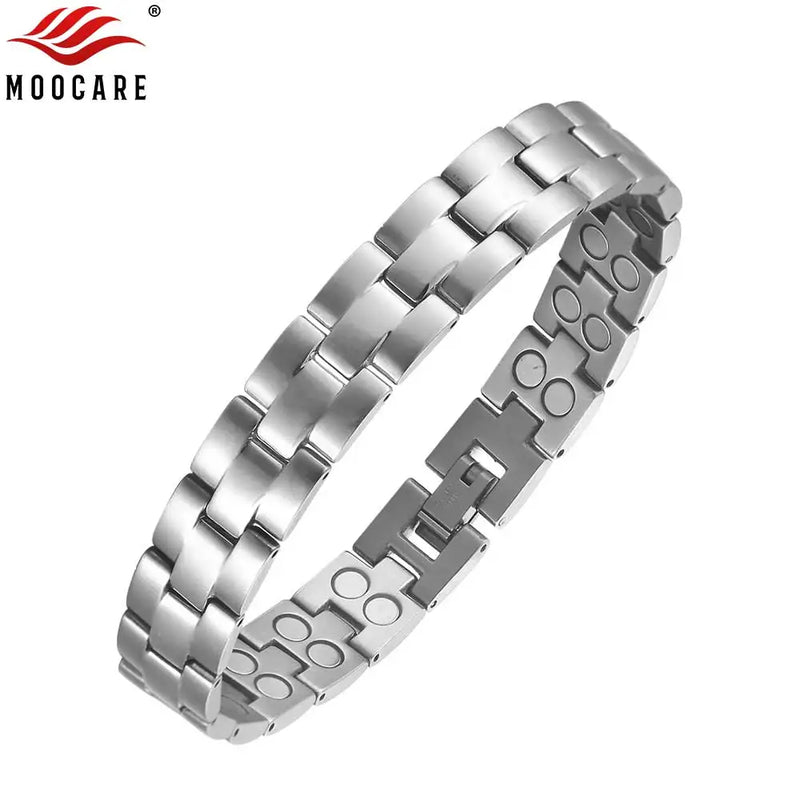 Stainless Steel Magnetic Bracelet Health Jewelry Men Women