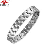 Stainless Steel Magnetic Bracelet Health Jewelry Men Women