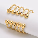 Stainless Steel Open Bangle Bracelet for Women