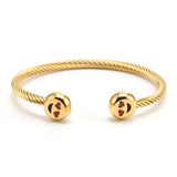 Stainless Steel Open Bangle Bracelet for Women