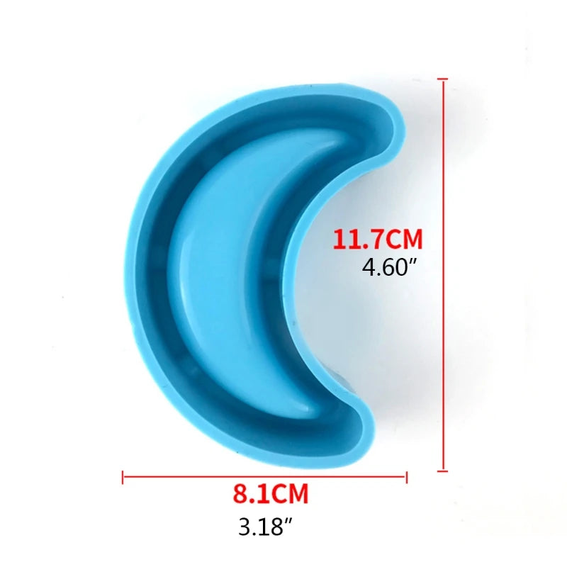 Moon Ashtray Silicone Mold Resin Casting DIY Craft