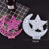 Moon Cat Ornament Mold for Epoxy Resin Decor