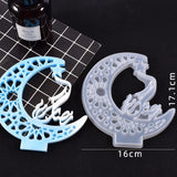 Moon Cat Ornament Mold for Epoxy Resin Decor