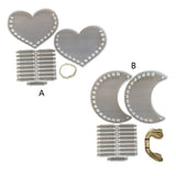 Moon Love Heart Handbag Silicone Resin Mold Epoxy Mould