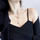Moon Pendant Necklace Female Locclavicle Chain Temperament