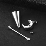 Moon Pendant Urn Necklaces for Ashes Keepsake Necklace Memorial Jewelry