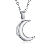 Moon Pendant Urn Necklaces for Ashes Keepsake Necklace Memorial Jewelry