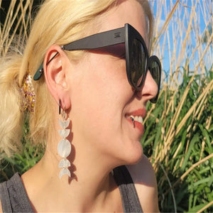 Moon Phase Earrings / Witchy Boho Dangles