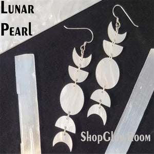 Moon Phase Earrings / Witchy Boho Dangles