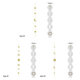 Moon Phase Garland Chains Celestial Boho Wall Hanging Decor