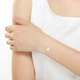 925 Sterling Silver Whale Bracelet Romantic Gift for Woman