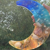 Moon Shape Epoxy Resin Mold Ornaments Casting Silicone Mould