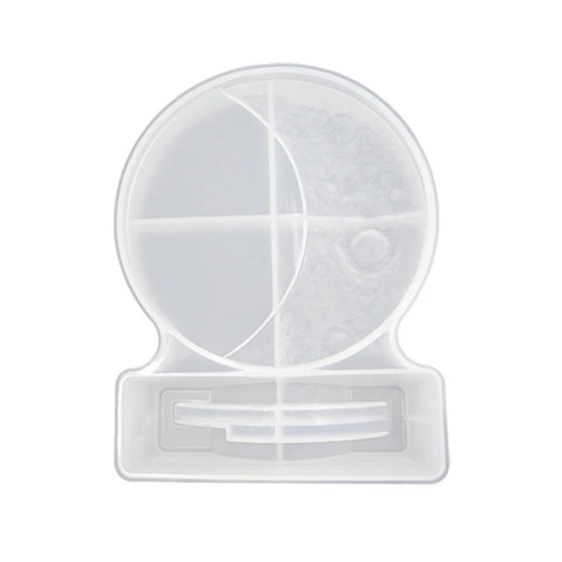 Moon Shape Photo Frame Silicone Mold Resin Mold DIY Craft Jewelry Tool