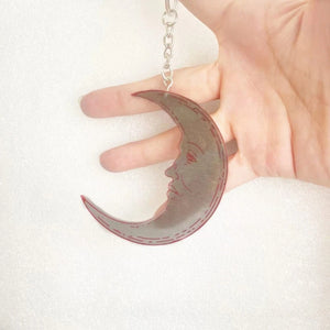 Moon Silicone Resin Mold for DIY Car Keychain Pendant