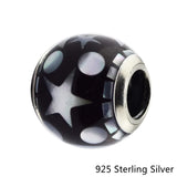 Moon & Star Charms 925 Silver Bracelet Beads DIY Jewelry Making