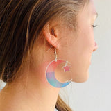 Moon Star Earring Silicone Resin Mold DIY Crafts Jewelry Casting Tools