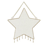 Moon Star Jewelry Rack Earrings Organizer Holder Hanging Pendent Decor