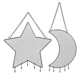 Moon Star Shaped Earrings Organizer Jewelry Storage Rack
