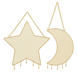 Moon Star Shaped Earrings Organizer Jewelry Storage Rack