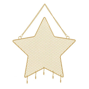 Moon Star Shaped Earrings Organizer Jewelry Storage Rack